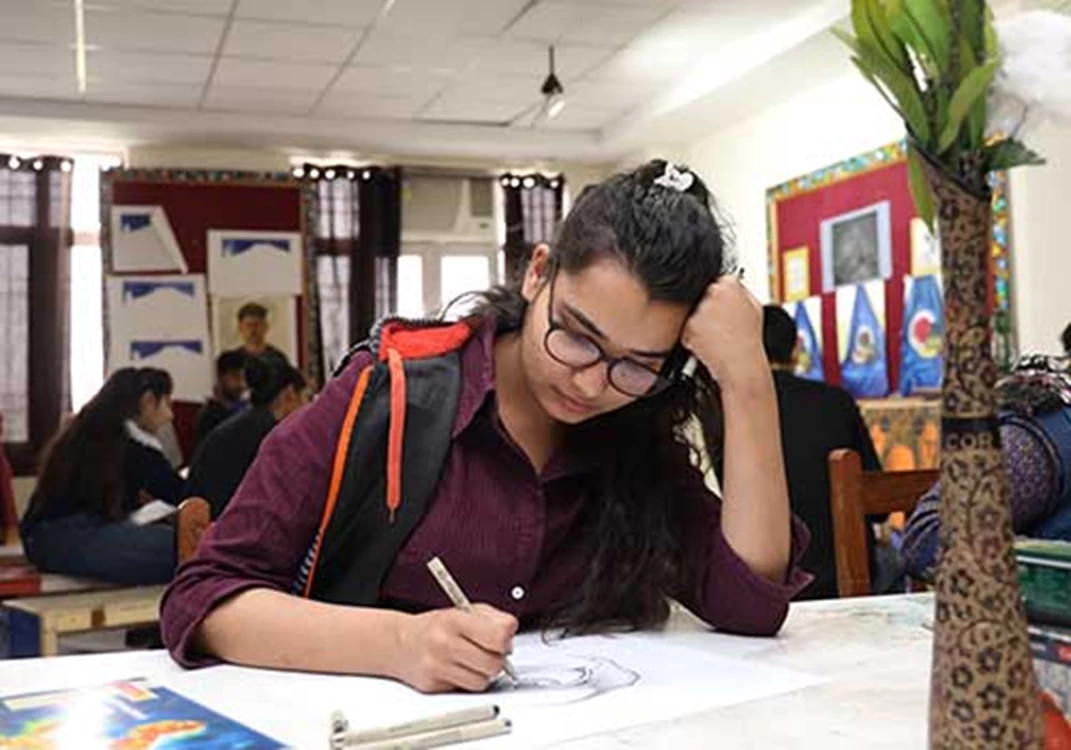 Modern Classroom at Sanskriti College